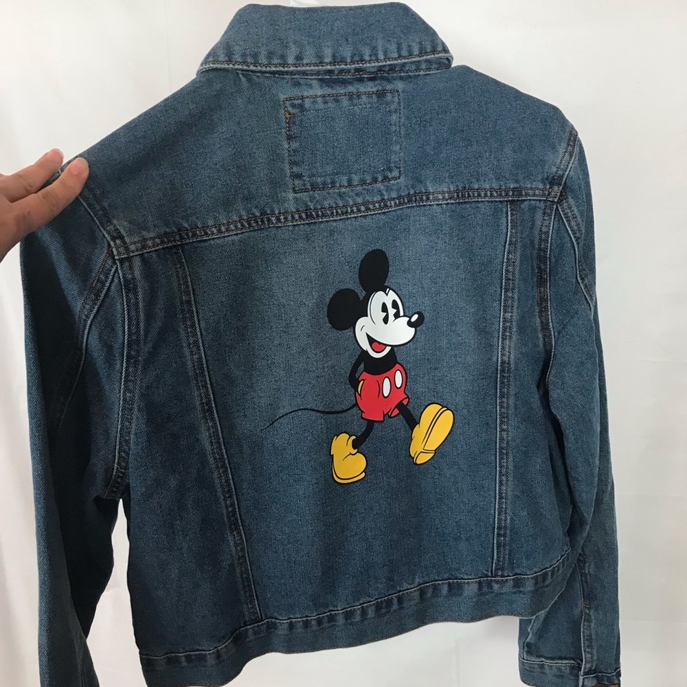 Disney mickey denim jacket